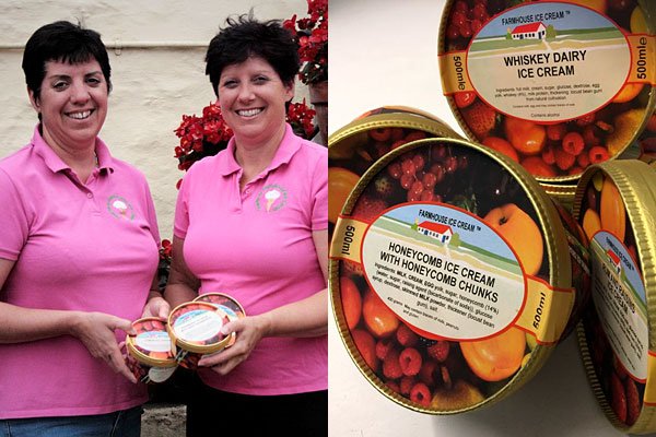 Le Hechet farmhouse ice cream.