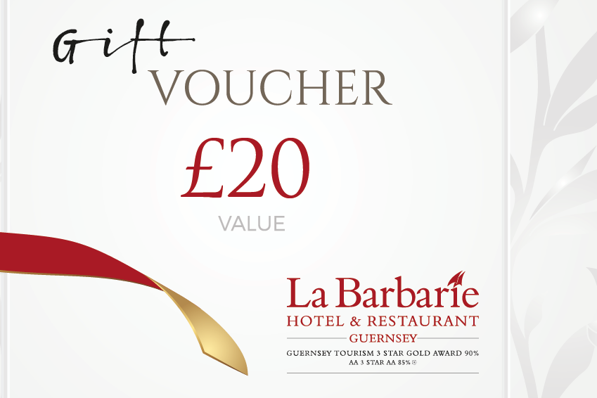 Hotel gift voucher.